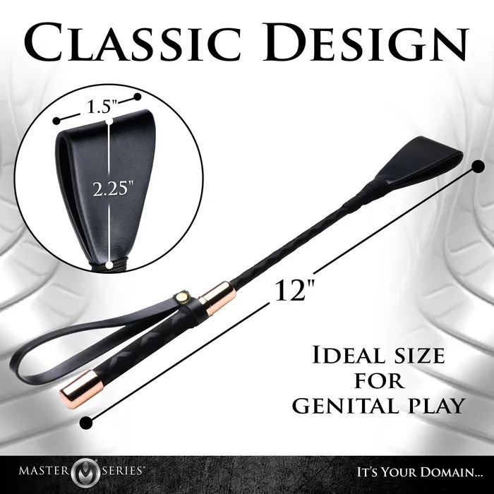 XR Brands Anal | Stallion Riding Crop - 12 Inch