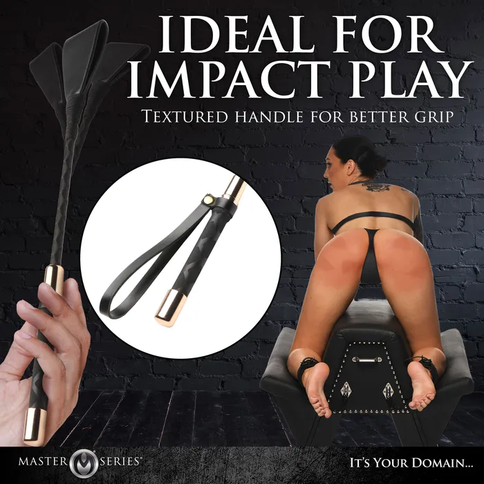 XR Brands Anal | Stallion Riding Crop - 12 Inch