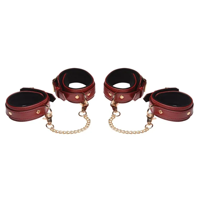XR Brands Couples | 6 Piece Burgundy Bondage Set