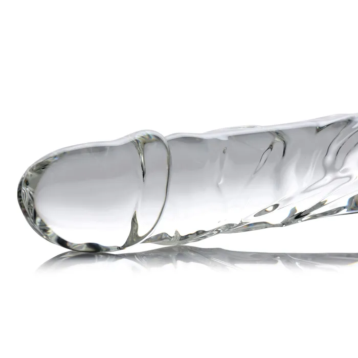 XR Brands Dildos | Brutus Glass Dildo Thruster
