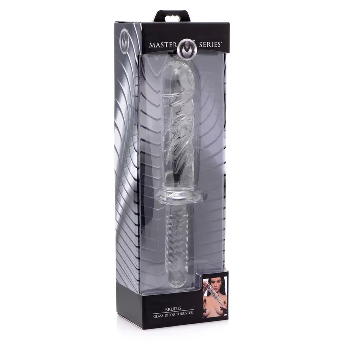 XR Brands Dildos | Brutus Glass Dildo Thruster