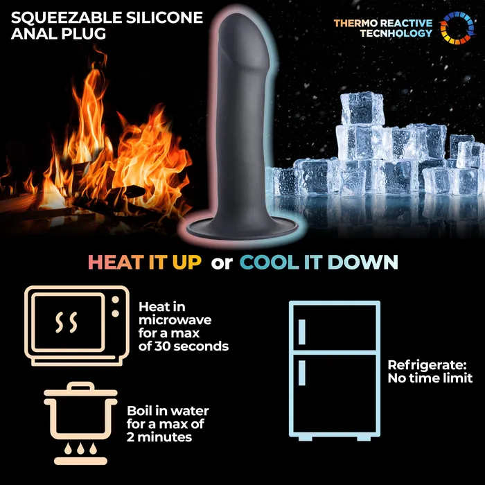 XR Brands Dildos | Squeezable Phallic Dildo