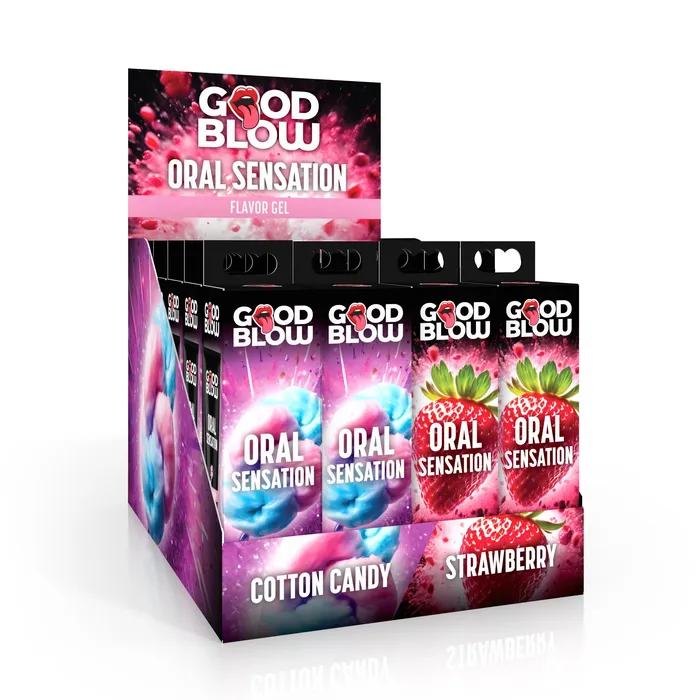 XR Brands Enhancers Oral Sensation Flavor Gel Pop Display Strawberrycotton Candy XR Brands Enhancers Oral Sensation Flavor Gel Pop Display Strawberrycotton Candy