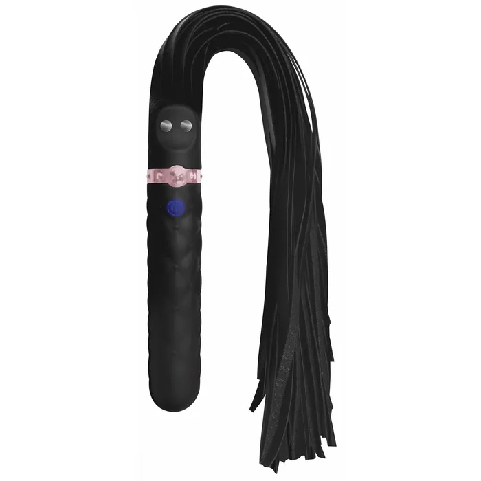 XR Brands Female Sex Toys | 9x Vibrating Silicone Dildo Flogger