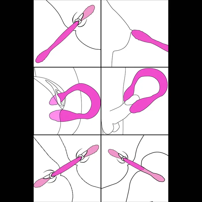 XR Brands Female Sex Toys | Double Thump 7x Rechargeable Silicone Double Dildo