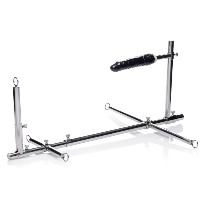 XR Brands Female Sex Toys | Imprisoned Metal Stockade With Dildo