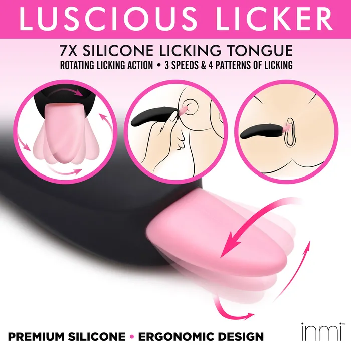 XR Brands Female Sex Toys | Luscious Licker 7x Silicone Licking Tongue