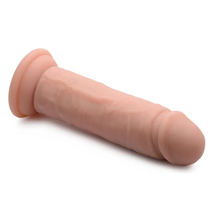 XR Brands Female Sex Toys | Power Player 28x Vibrating Silicone Dildo With Remote