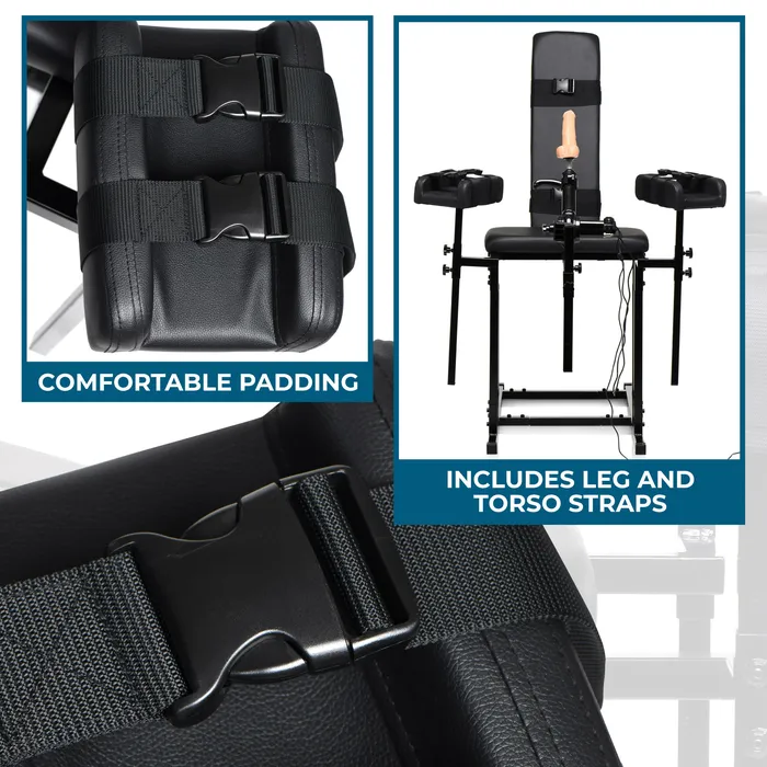XR Brands Female Sex Toys | Ultimate Obedience Chair With Sex Machine