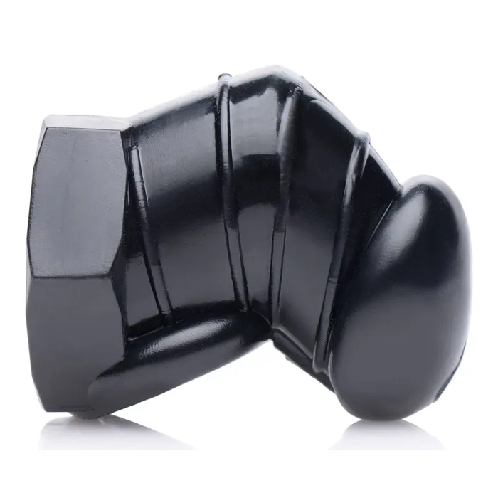 XR Brands Male Sex Toys | Detained - Black Restrictive Chastity Cage