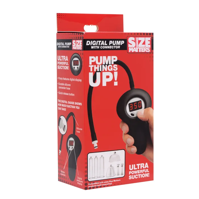 XR Brands Male Sex Toys | Digital Pump With Connector