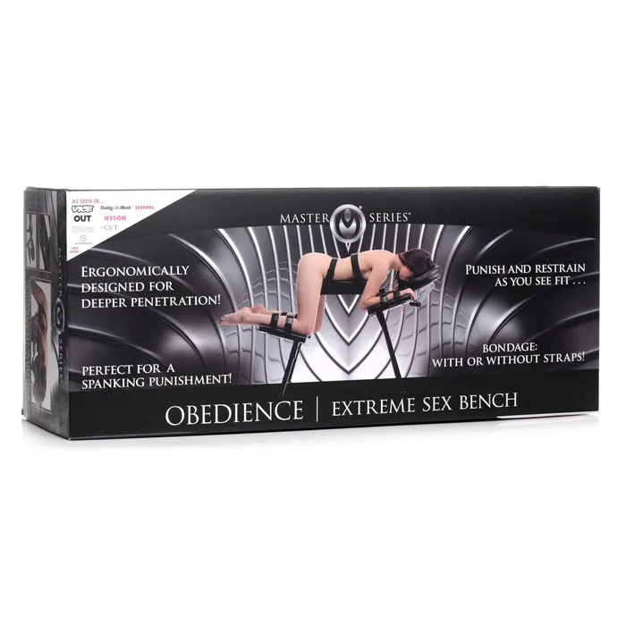 XR Brands Male Sex Toys | Obedience Extreme Sex Bench With Restraint Straps