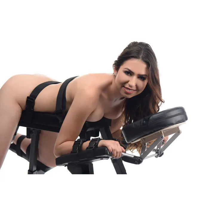 XR Brands Male Sex Toys | Obedience Extreme Sex Bench With Restraint Straps