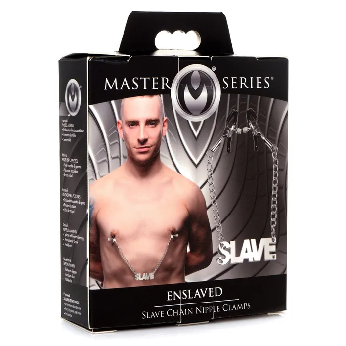 XR Brands Nipple & Clitoral Toys | Slave Chain Nipple Clamps