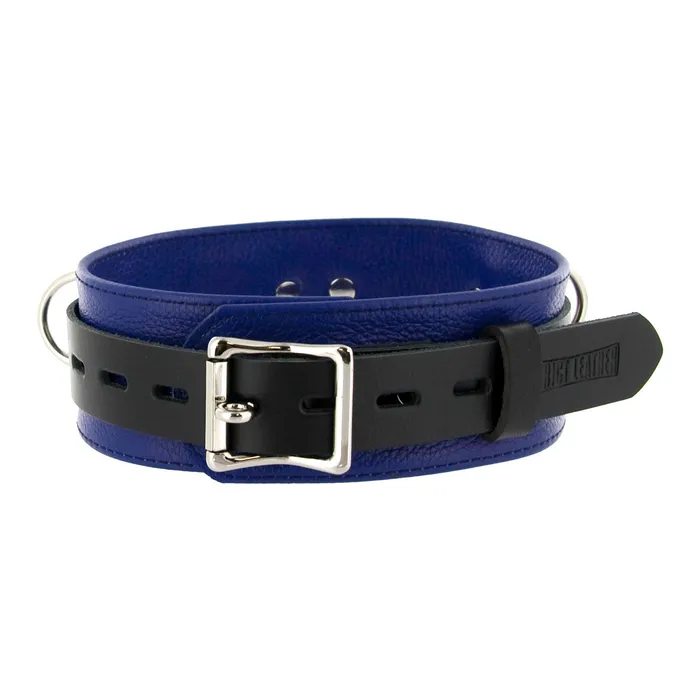 XR Brands Restraints | Strict Leather Deluxe Locking Collar - And Black