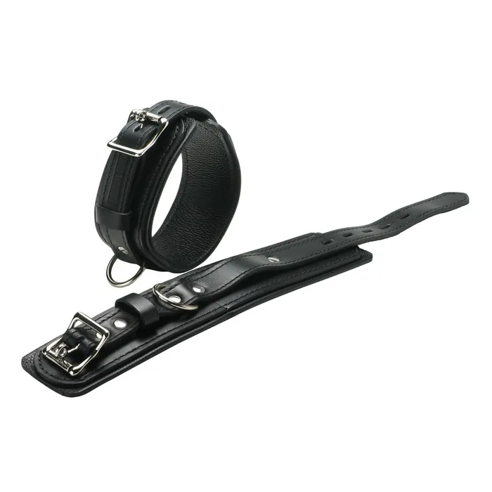 XR Brands Restraints | Strict Leather Premium Locking Ankle Cuffs