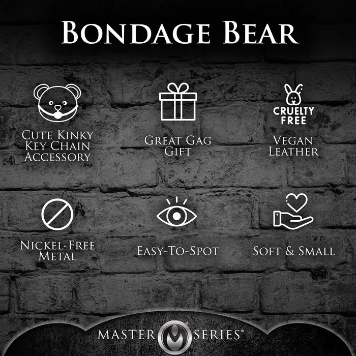 XR Brands Vibrators | Shibeari Teddy Bear Keychain