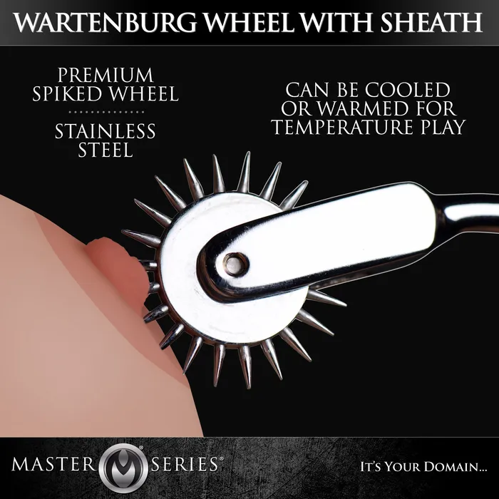 XR Brands Wartenburg Wheel With Sheath | Male Sex Toys